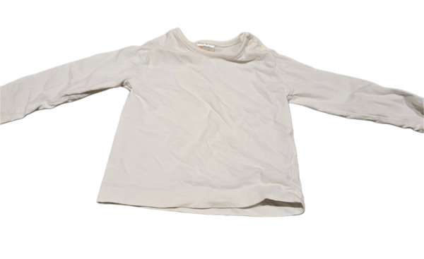 Babyshirt weiss 74
