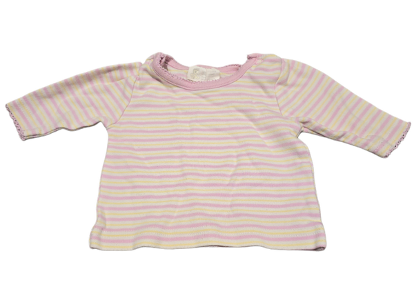 Streifenshirt rosa 56