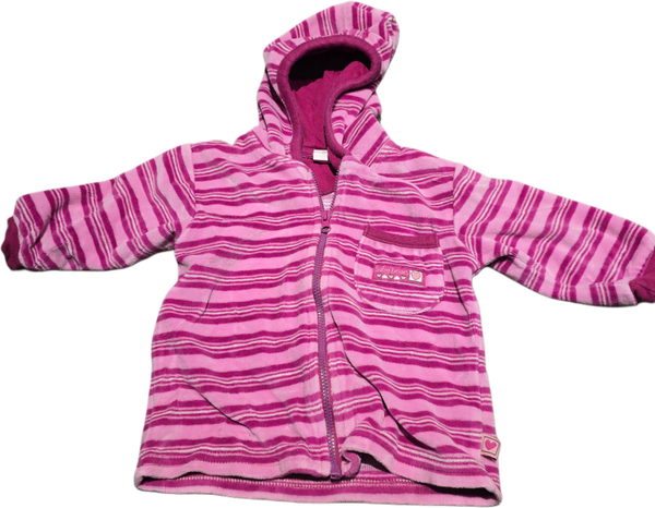 Baby Kaputzenjacke pink 68