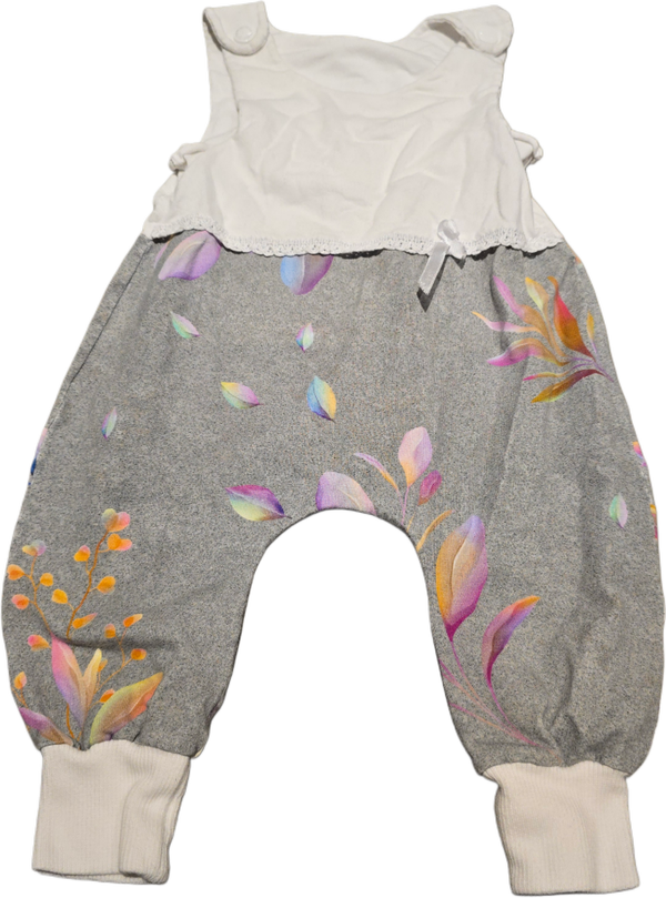Babystrampler grau 62