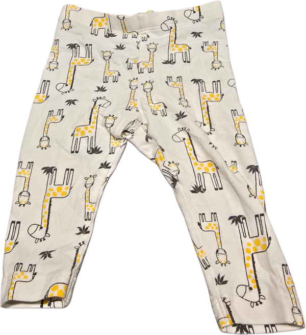 Giraffen Babyhose weiss 62/68
