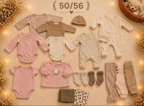 Baby Kleiderset Rosa 50/56