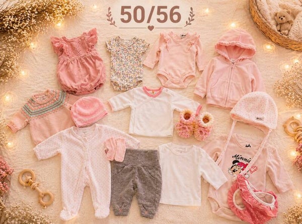 Baby Kleiderset Rosa 50/56