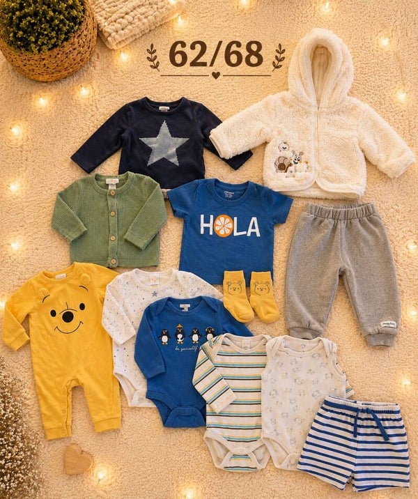 Baby Kleiderset Blau 62/68