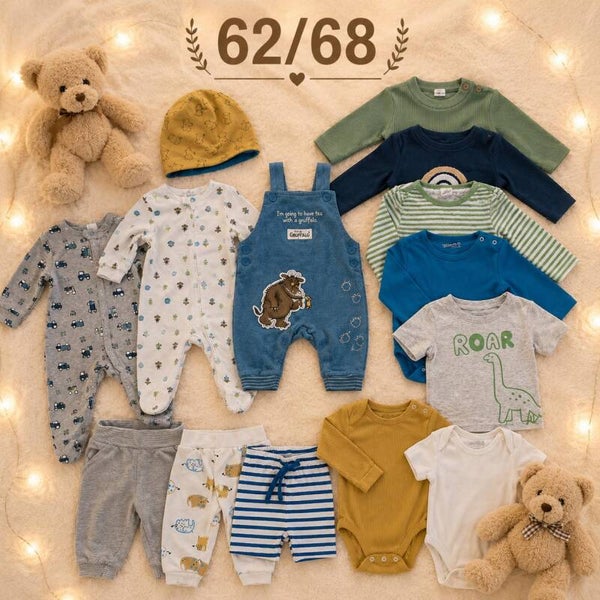 Baby Kleiderset Blau 62/68