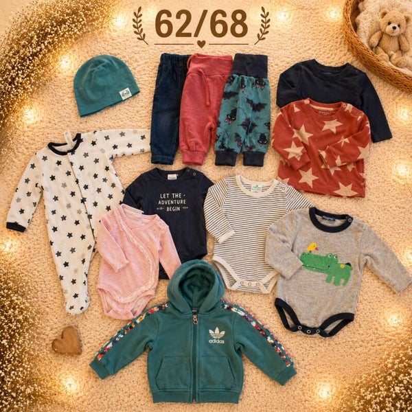 Baby Kleiderset Blau 62/68