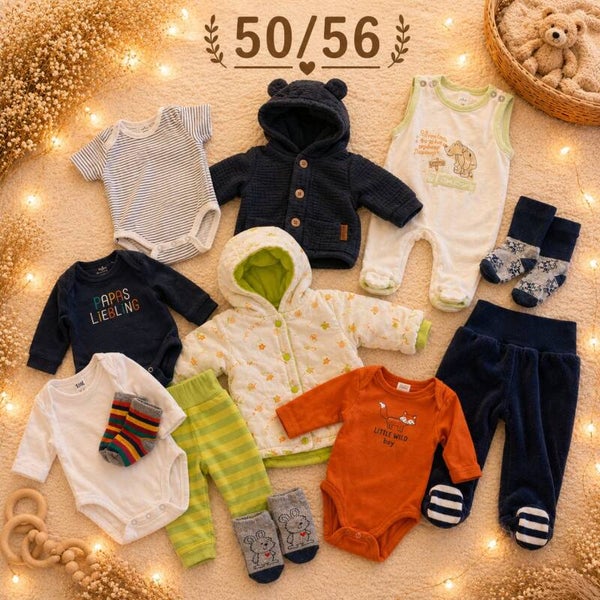 Baby Kleiderset Grün 50/56