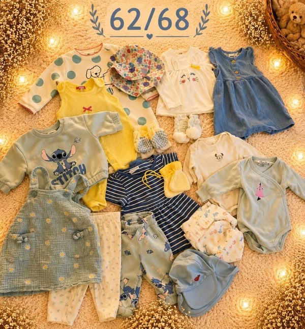 Baby Kleiderset Blau 62/68