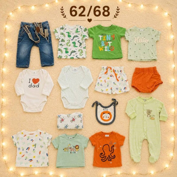 Baby Kleiderset Grün 62/68