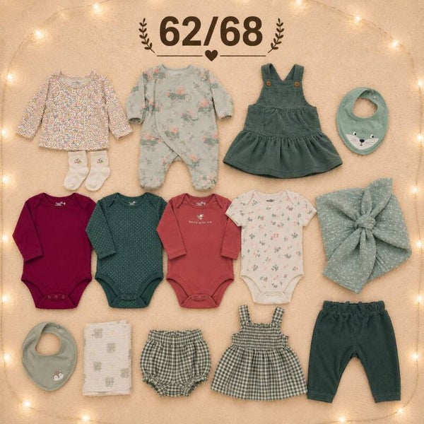 Baby Kleiderset Grün 62/68