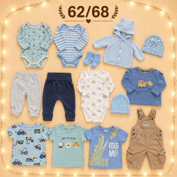 Baby Kleiderset Blau 62/68
