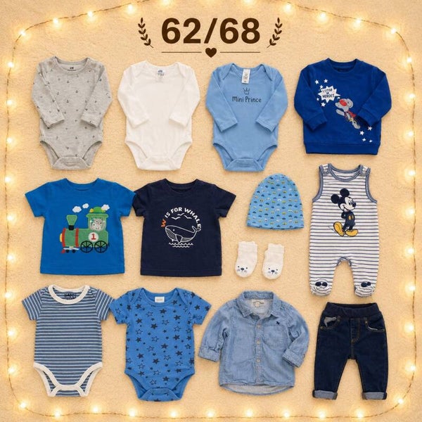 Baby Kleiderset Blau 62/68