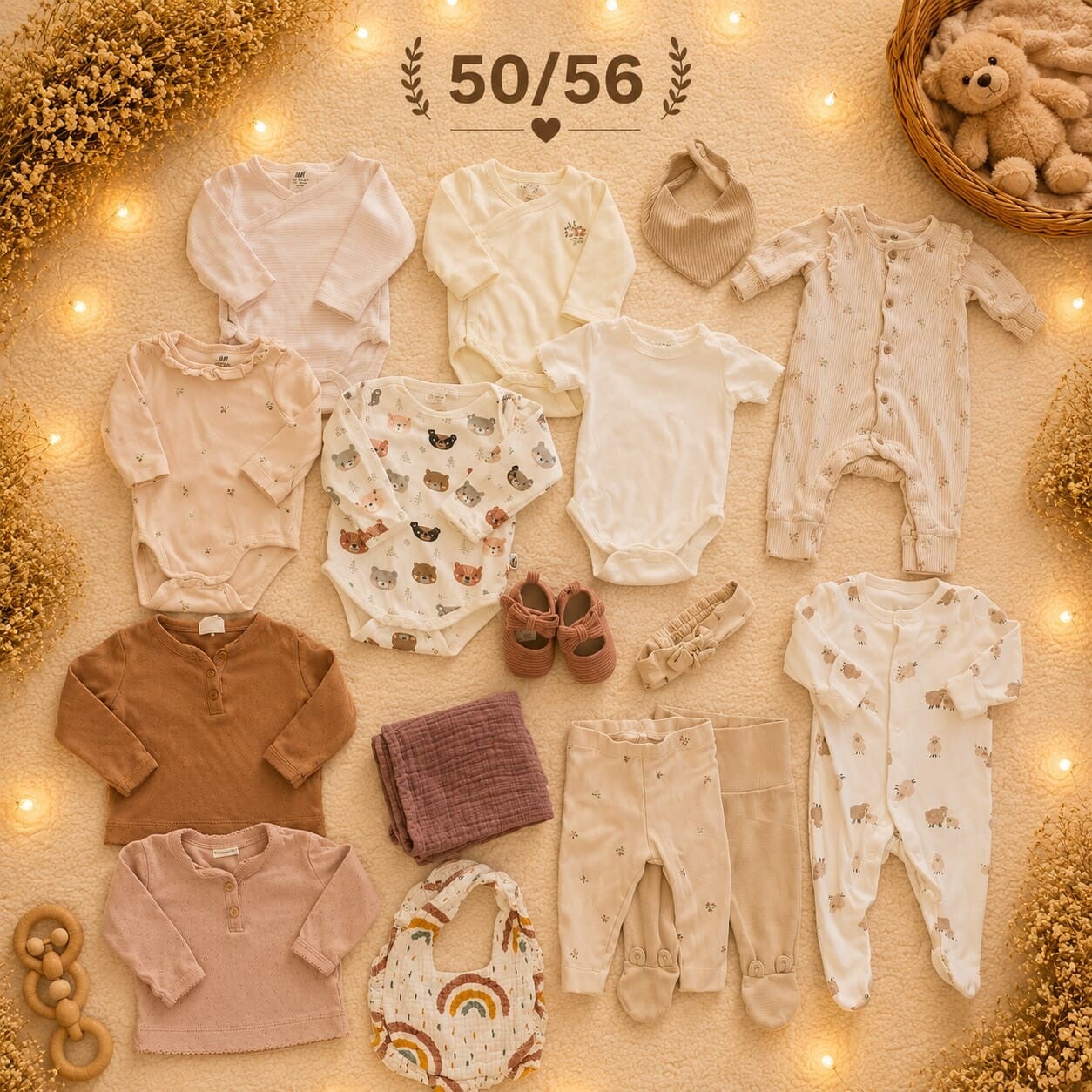 Baby Kleiderset Baige 50/56
