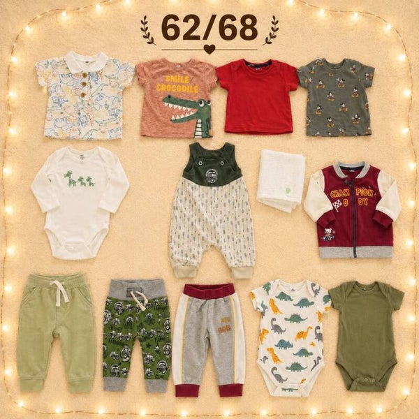 Baby Kleiderset Grün 62/68