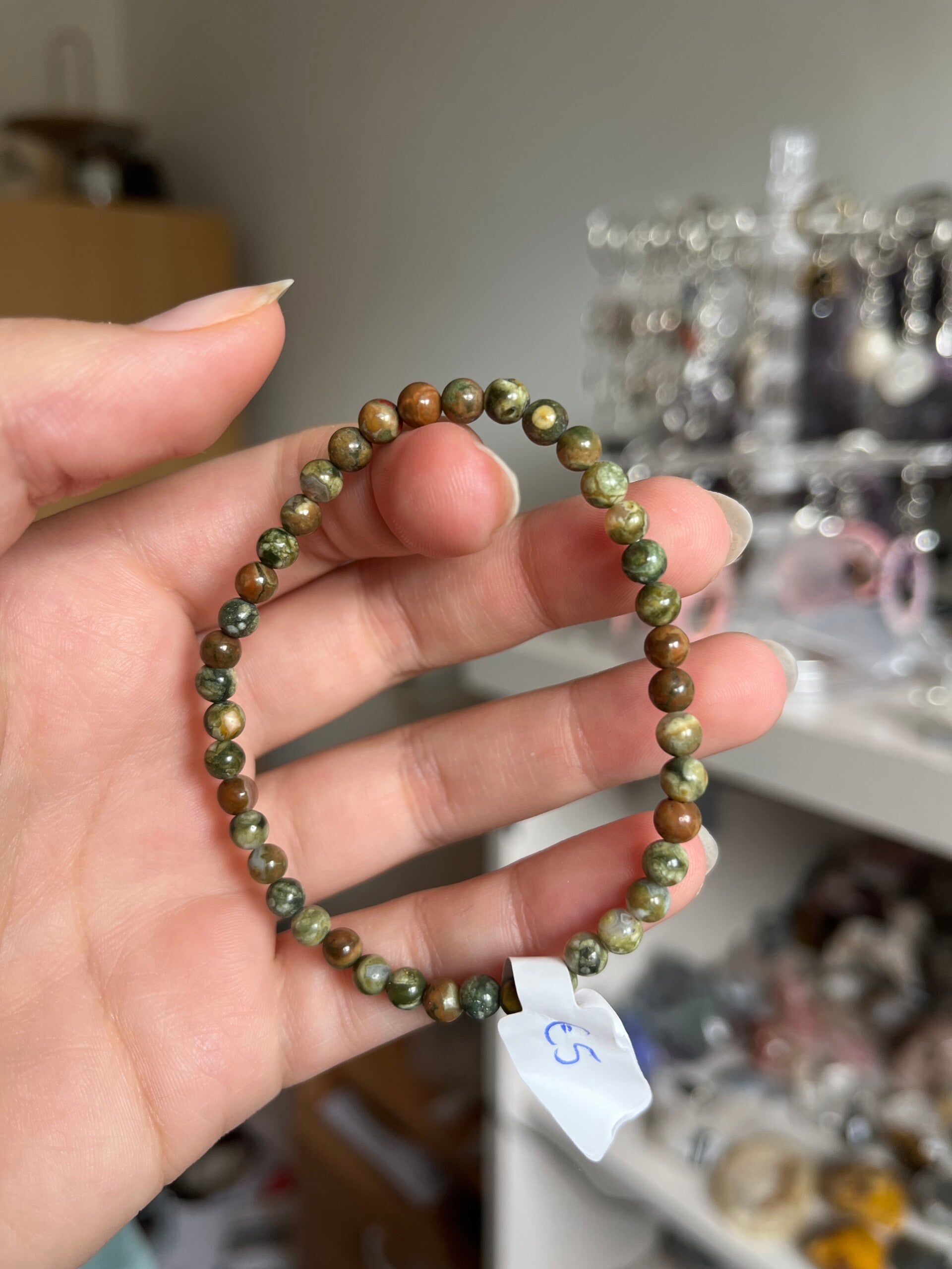Rhyoliet armband 4MM