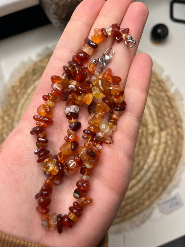 Carneool splitketting