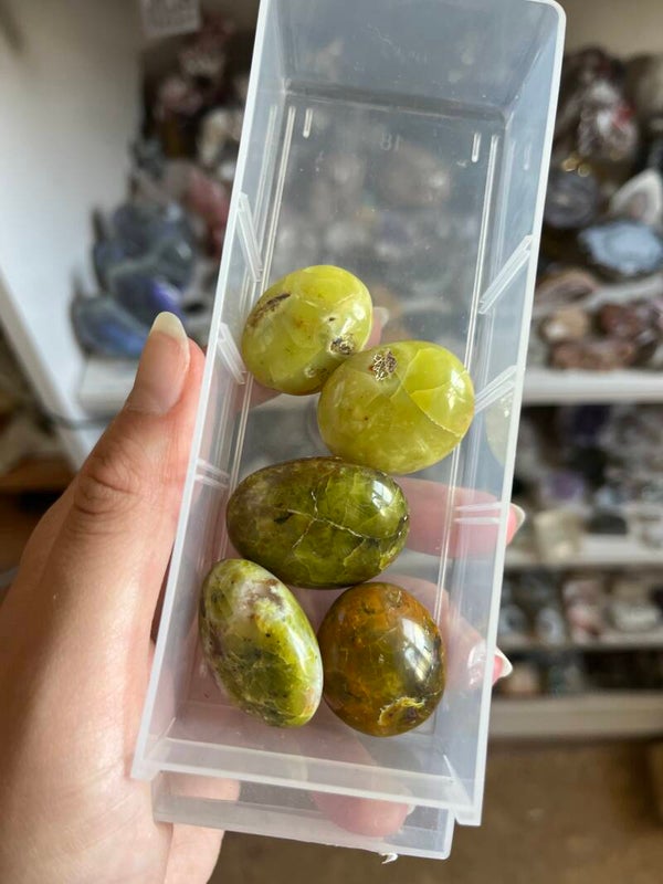 Groene opaal zaksteen