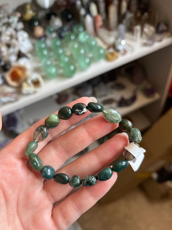 Mosagaat armband getrommeld