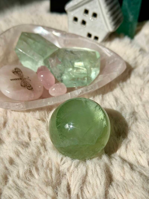 Groene fluoriet bol nr. 4