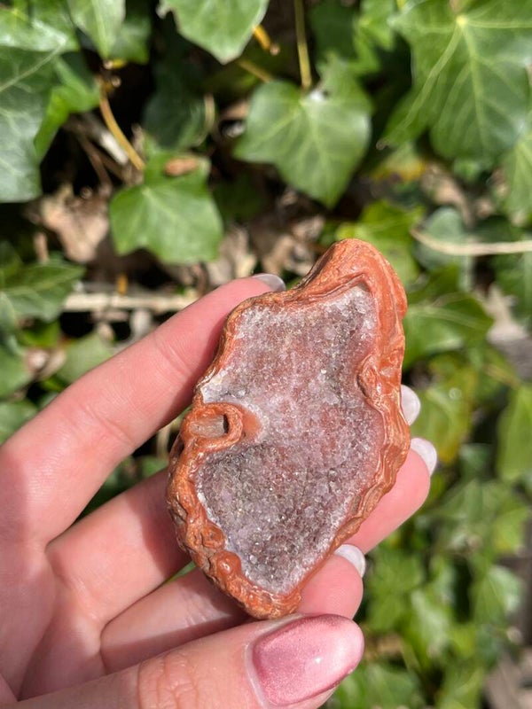 Agaat met druzy