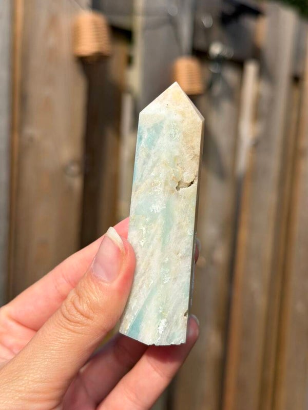 Blue carribean calcite toren nr. 2