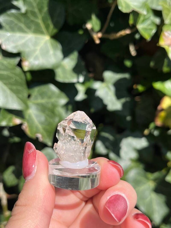 Kwarts puntje op sokkel