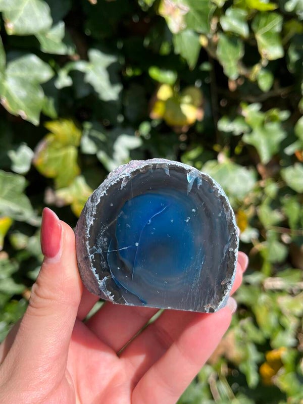 Blauwe agaat standvlak