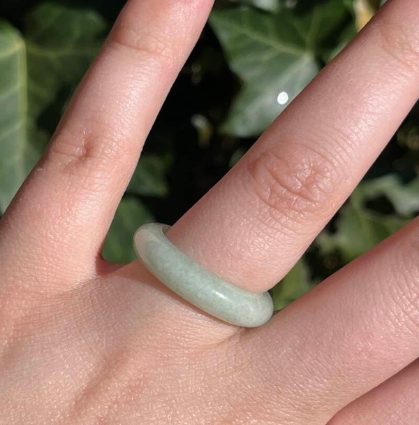 Groene aventurijn ring