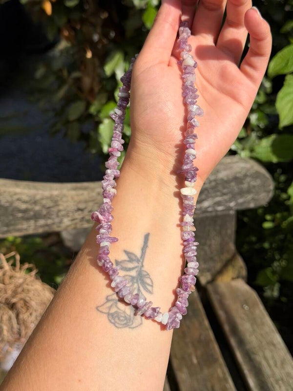 Lepidoliet ketting