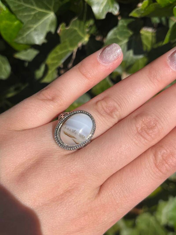 Dendriet agaat ring