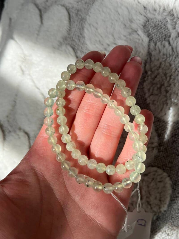 Prehniet armband 6MM