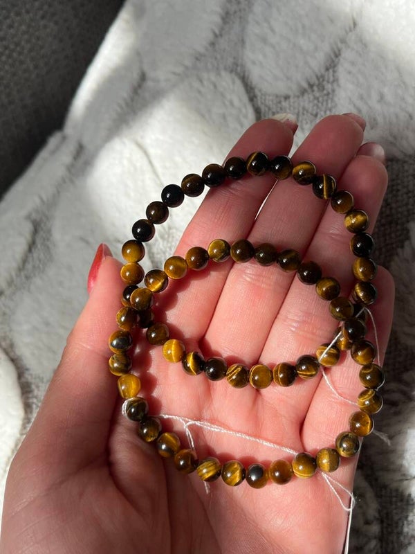 Tijgeroog armband 6MM