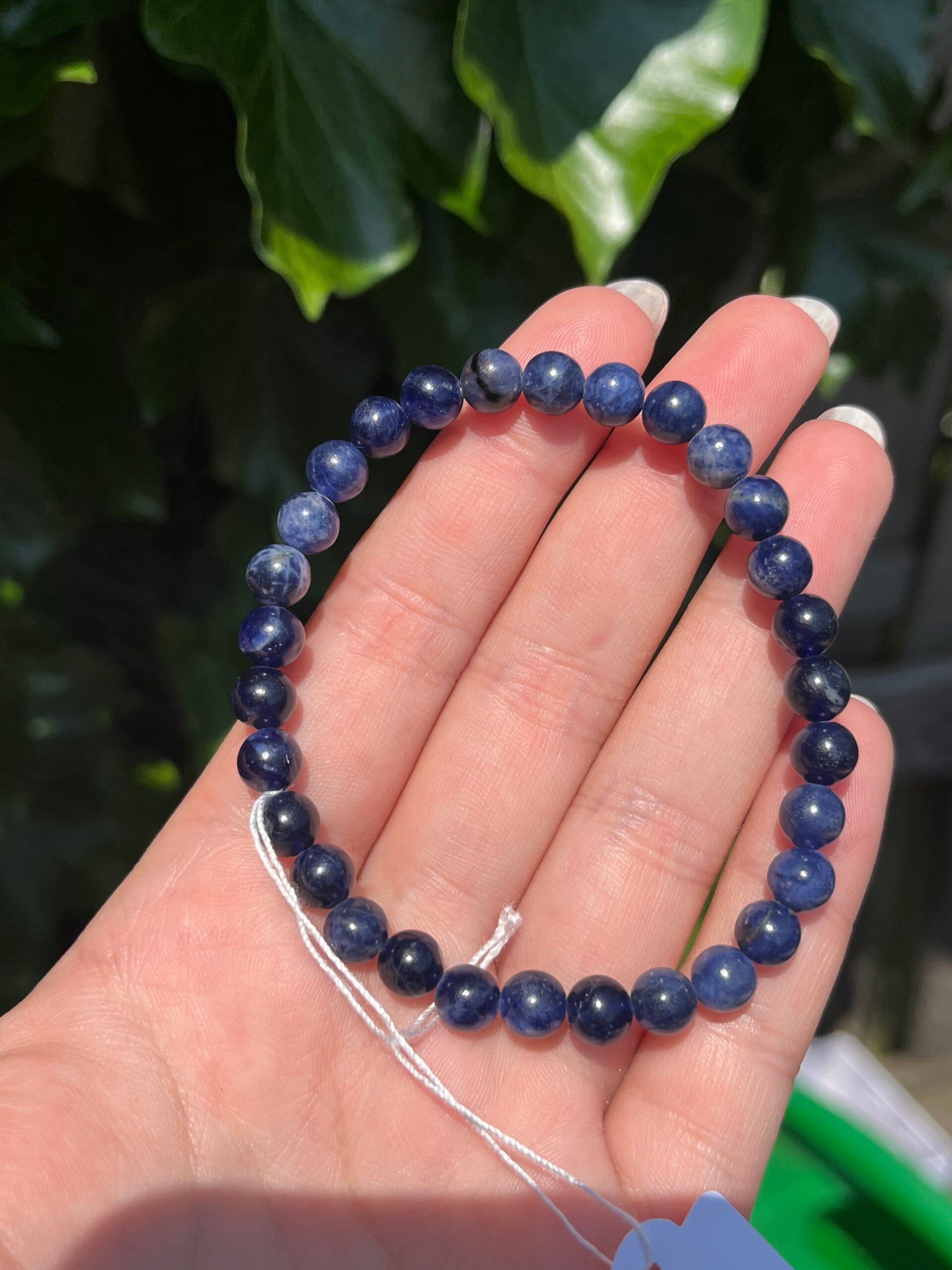 Sodaliet armband 6MM