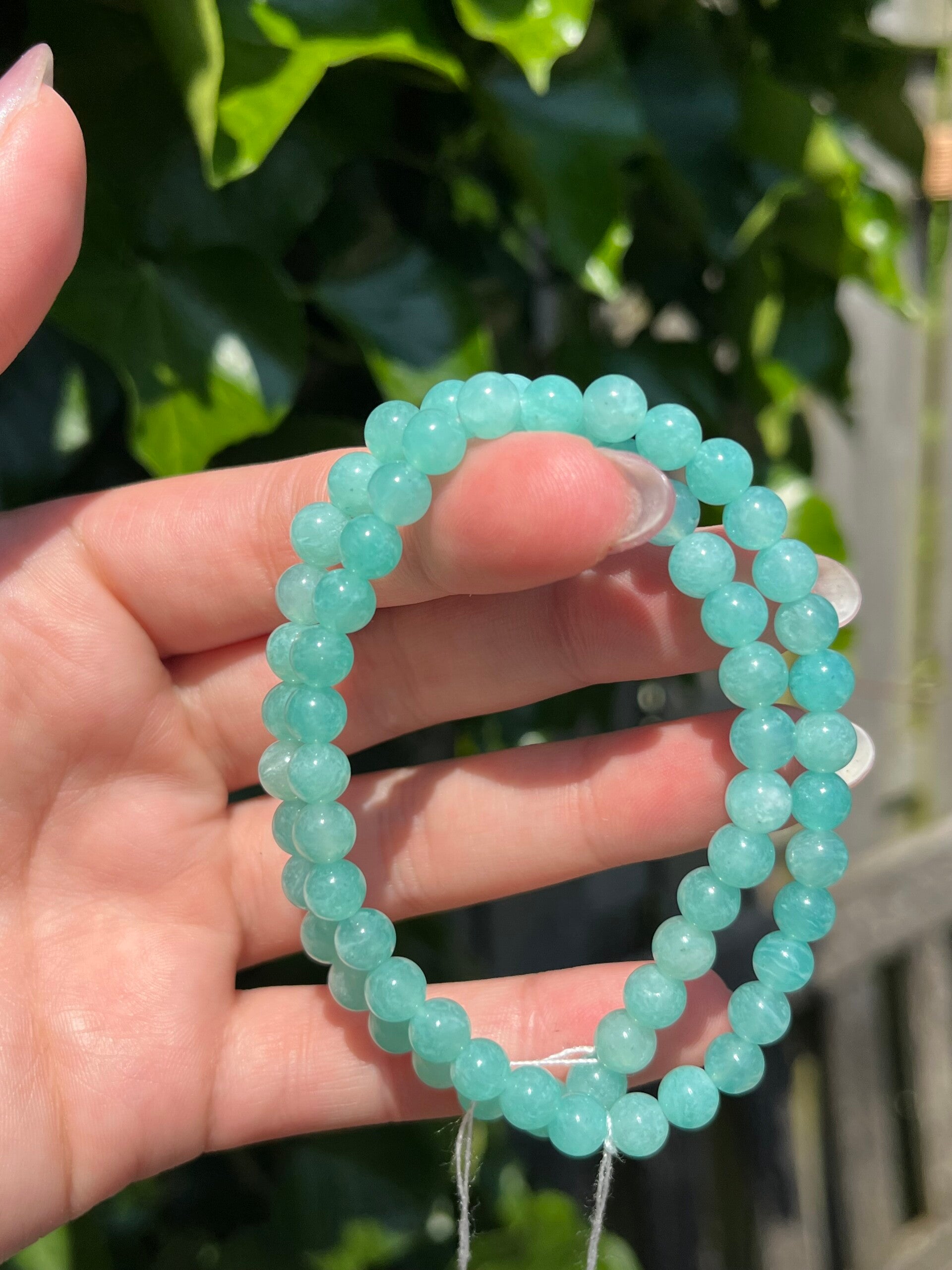 Amazoniet A kwaliteit armband 6MM