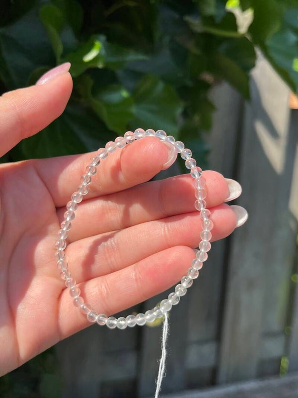 Bergkristal armband 4MM