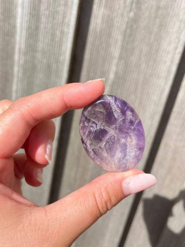 Amethist worry stone nr. 3