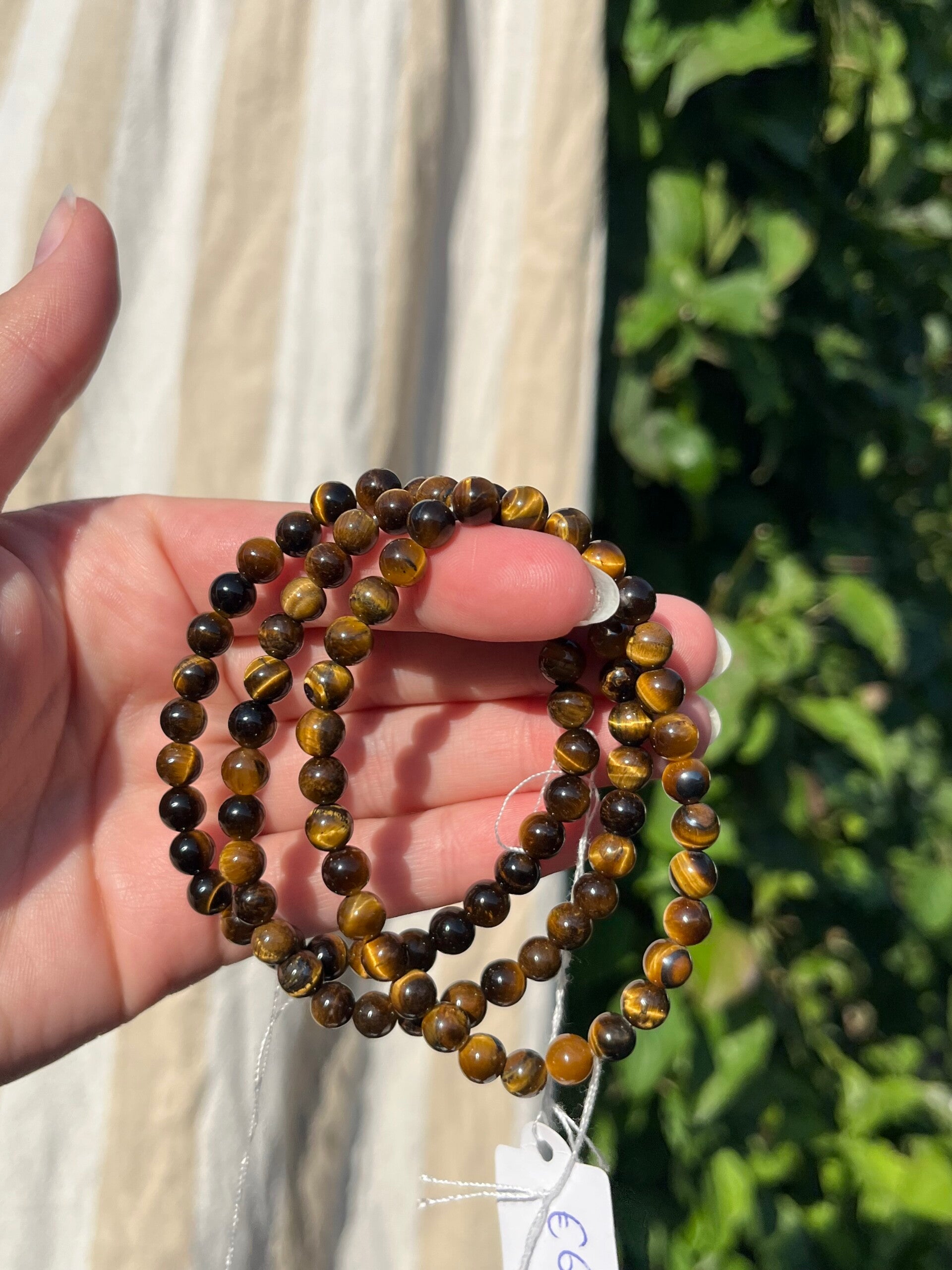Tijgeroog armband 6MM