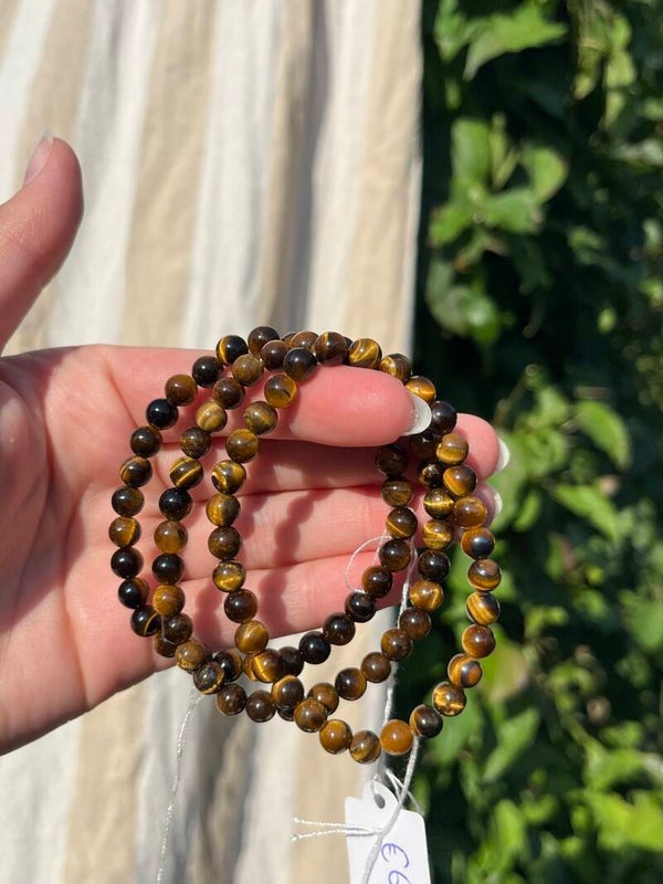 Tijgeroog armband 6MM