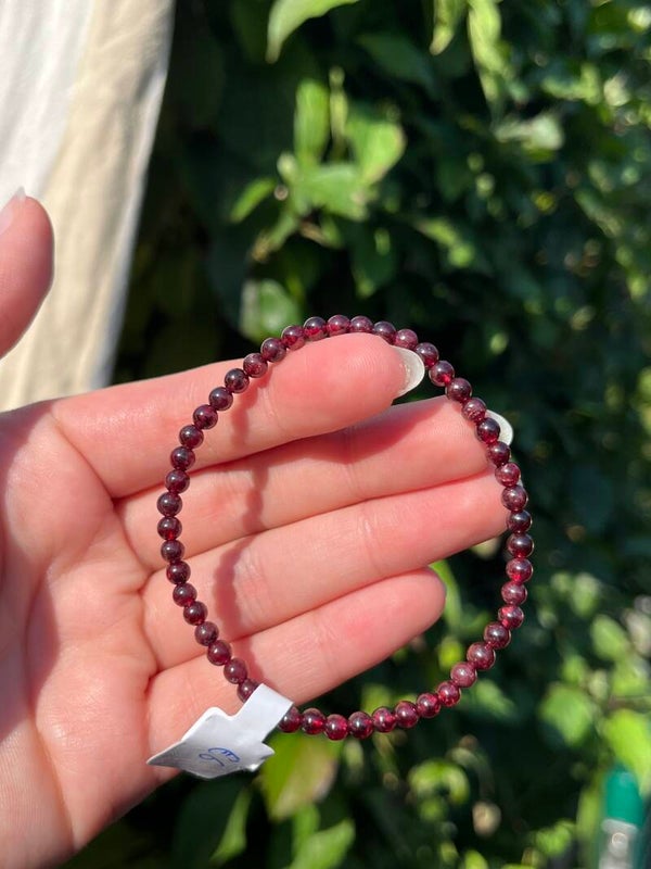 Granaat armband 4MM