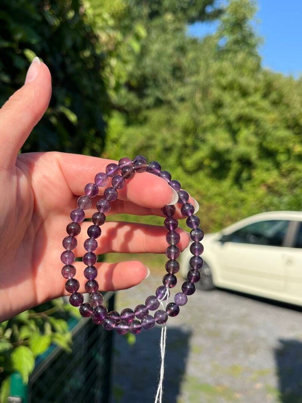 Amethist armband 6MM