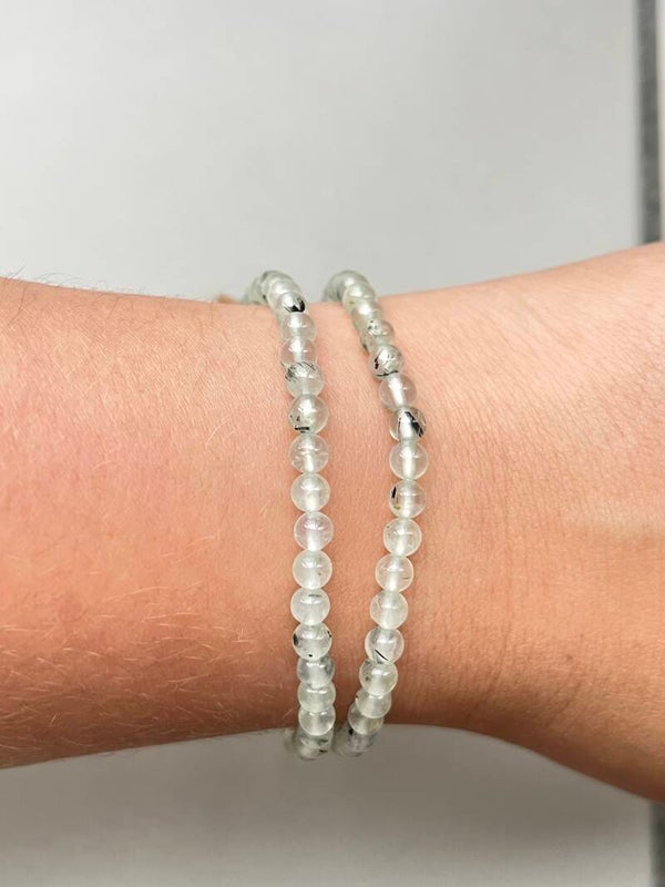 Prehniet armband 4MM