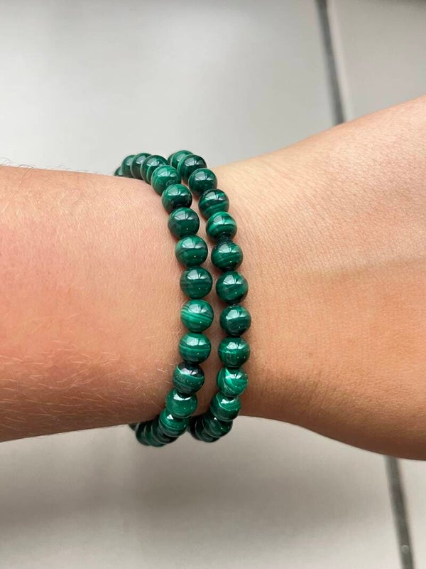 Malachiet armband 6MM