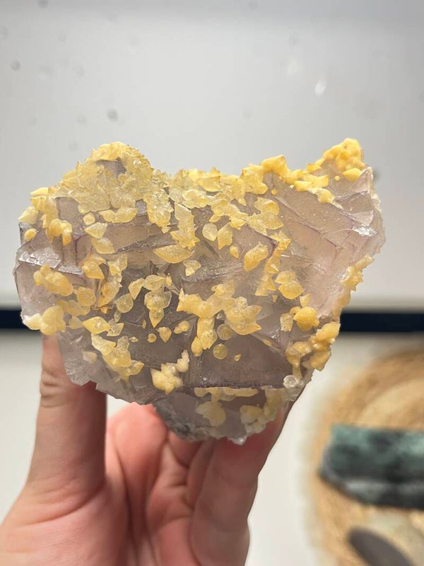 Fluoriet met calciet nr. 1
