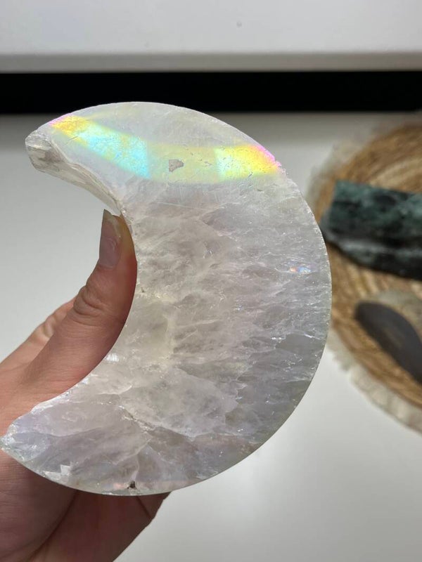 Angel aura kwarts maan