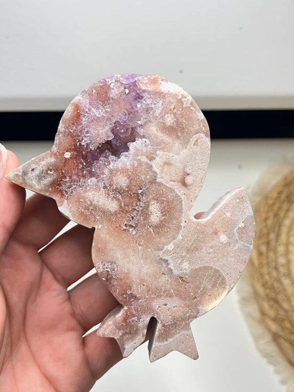 Roze chalcedoon kuiken