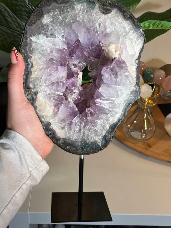 Amethist portaal op standaard