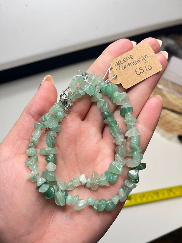 Groene aventurijn ketting