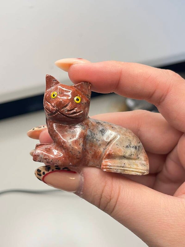 Speksteen kat