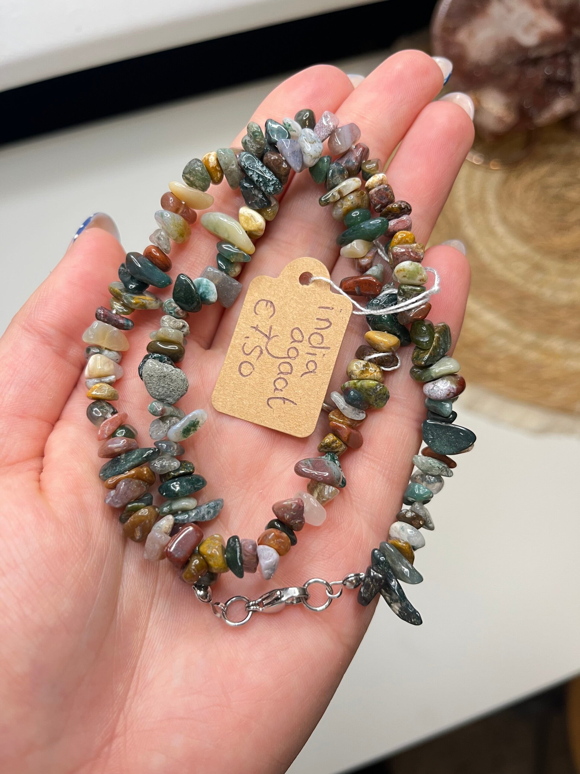 India agaat ketting