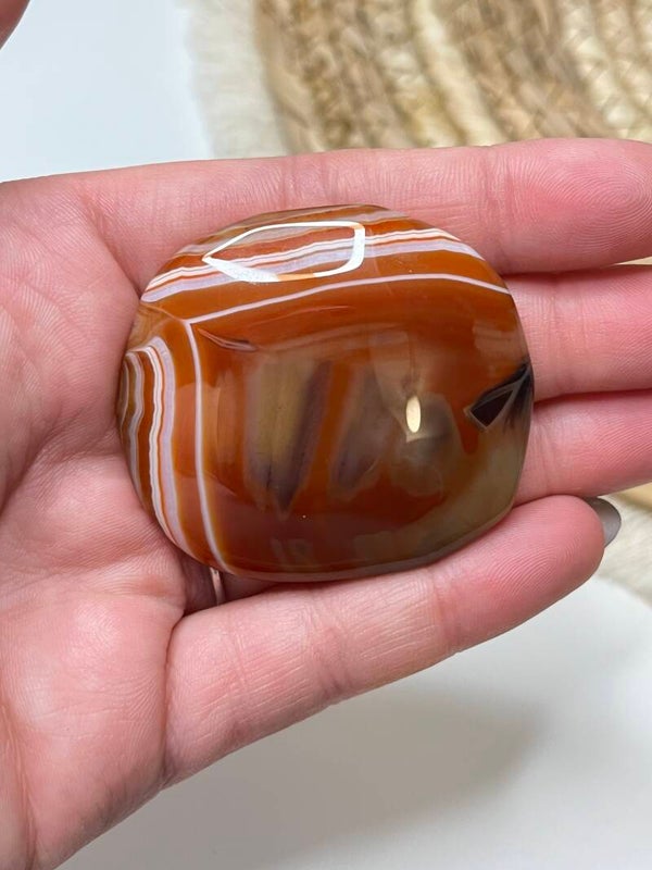 Carneool oplegsteen nr. 2